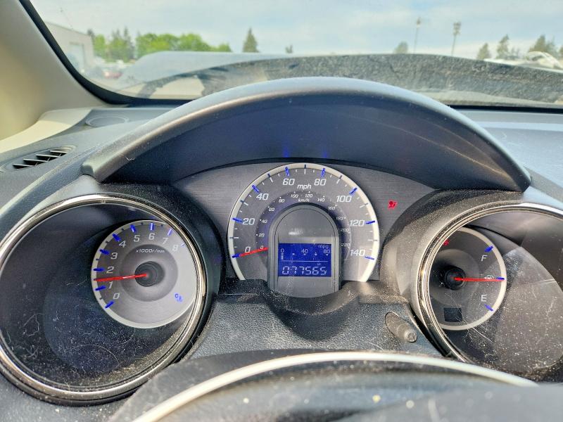 2013 Honda Fit VIN JHMGE8H59DC026761 COPART salvage auction — FRONT END, Or - Salvage Title Certificate, sold $1,750 on 2026-07-13 (photo 9)