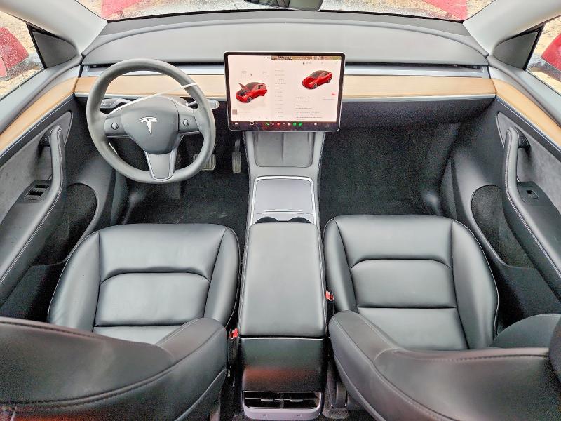 2023 Tesla VIN 7SAYGDEE3PA079797 COPART salvage auction — HAIL, Mo - Salvage Certificate Of Title, sold $17,100 on 2026-07-27 (photo 8)