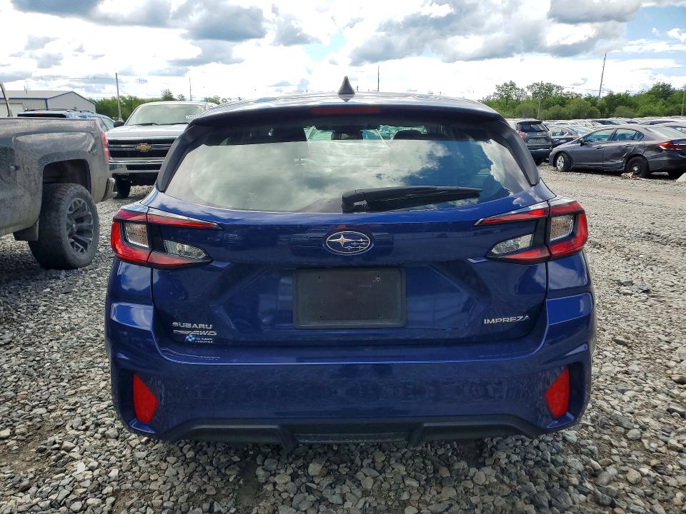 2025 Subaru Impreza VIN JF1GUABC0S8221527 COPART salvage auction — FRONT END, Ma - Cert Of Title-Salvage, sold $175 on 2026-07-29 (photo 6)