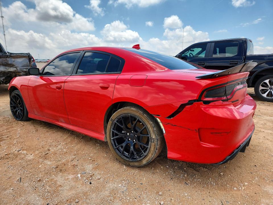 2021 Dodge Charger VIN 2C3CDXCT0MH671139 COPART salvage auction — FRONT END, TX - CERTIFICATE OF TITLE, sold $9,600 on 2026-07-29 (photo 2)