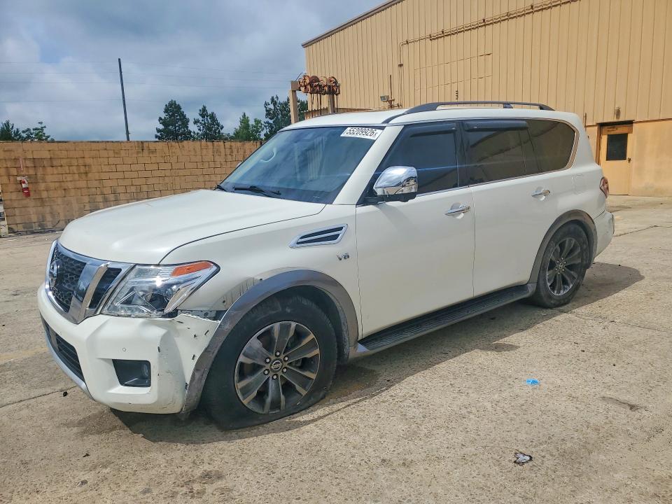 2018 Nissan Armada VIN JN8AY2NC3J9558762 — COPART salvage auction photo