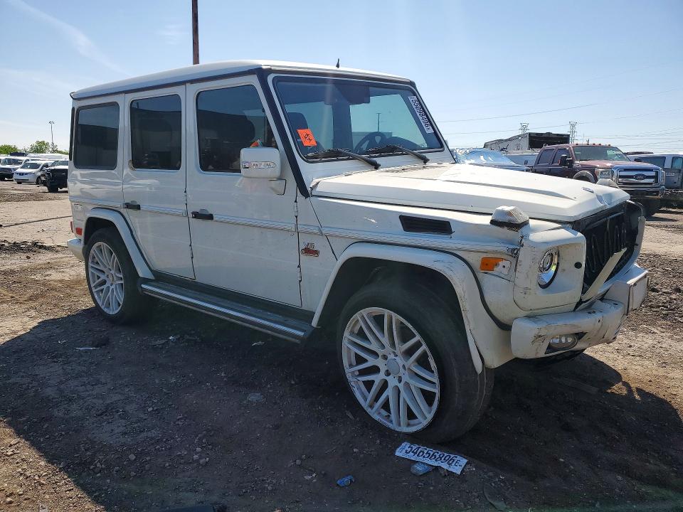 2011 Mercedes-benz G-class VIN WDCYC3HF6BX190945 COPART salvage auction — FRONT END, MI - CERTIFICATE OF TITLE, sold $14,700 on 2026-07-10 (photo 4)