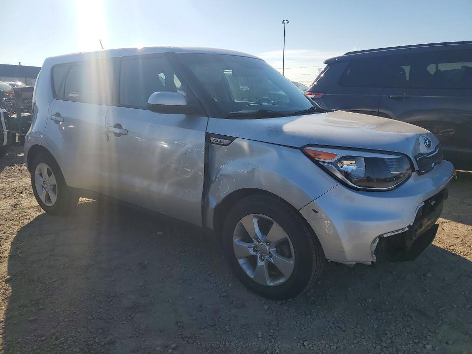 2017 Kia Soul VIN KNDJN2A28H7477005 COPART salvage auction — FRONT END, Id - Salvage Certificate Of Title, sold $325 on 2026-07-14 (photo 4)