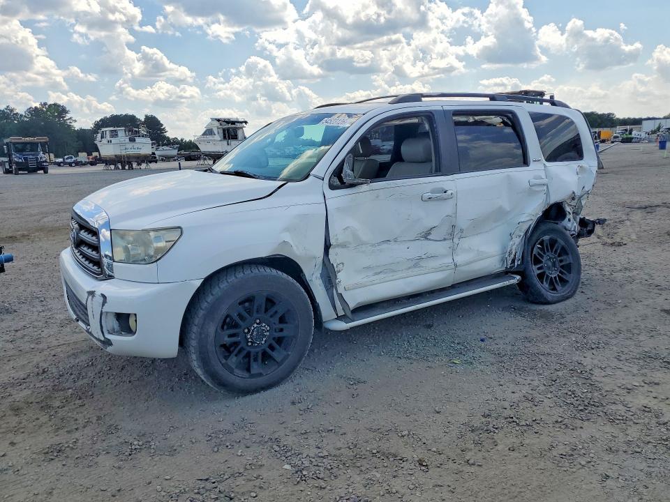 2008 Toyota Sequoia VIN 5TDZY64A58S006925 COPART salvage auction — REAR END, Nc - Salvage Certificate Of Title, sold $2,650 on 2026-07-06 (photo 1)