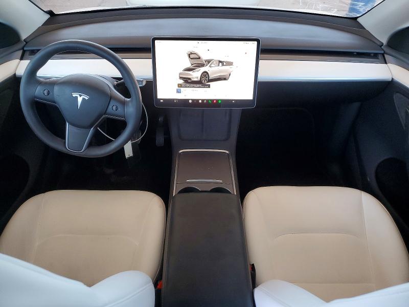 2025 Tesla Model y VIN 7SAYGDED0SA377272 COPART salvage auction — FRONT END, AZ - CERT OF TITLE - SALVAGE, sold $7,800 on 2026-07-28 (photo 8)