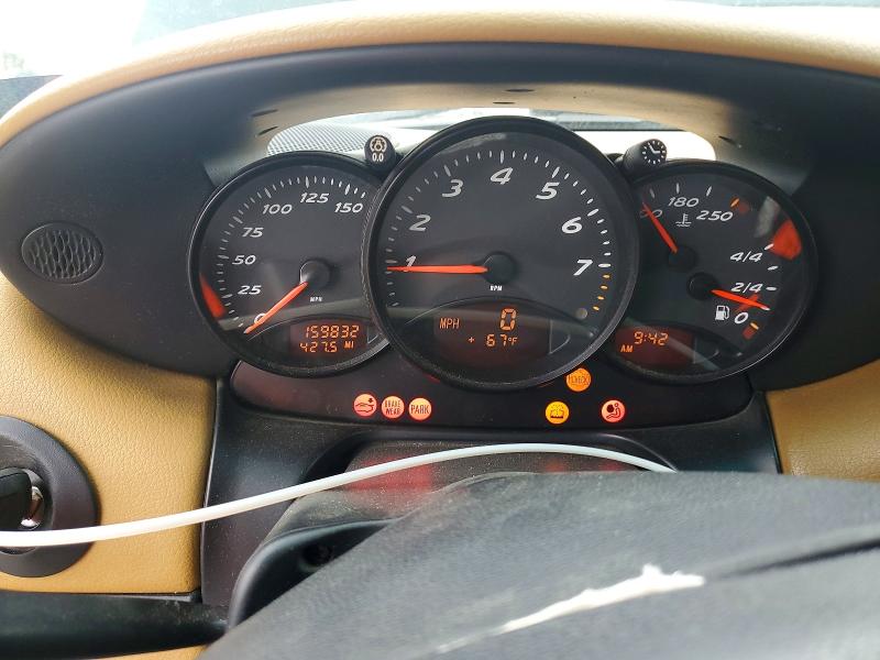 2000 Porsche Boxster VIN WP0CA2988YU624373 COPART salvage auction — REAR END, Ca - Salvage Certificate, sold $350 on 2026-07-14 (photo 9)