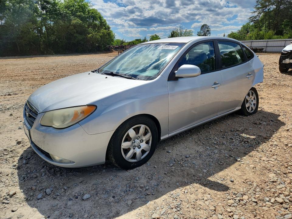 2007 Hyundai Elantra VIN KMHDU46D87U220184 COPART salvage auction — REAR END, Nc - Salvage Certificate Of Title, sold $300 on 2026-07-27 (photo 1)