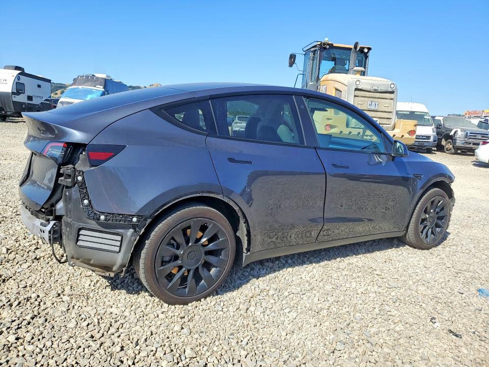 2021 Tesla Model y VIN 5YJYGAEE2MF158209 COPART salvage auction — SIDE, Ca - Salvage Certificate, sold $7,400 on 2026-07-16 (photo 3)