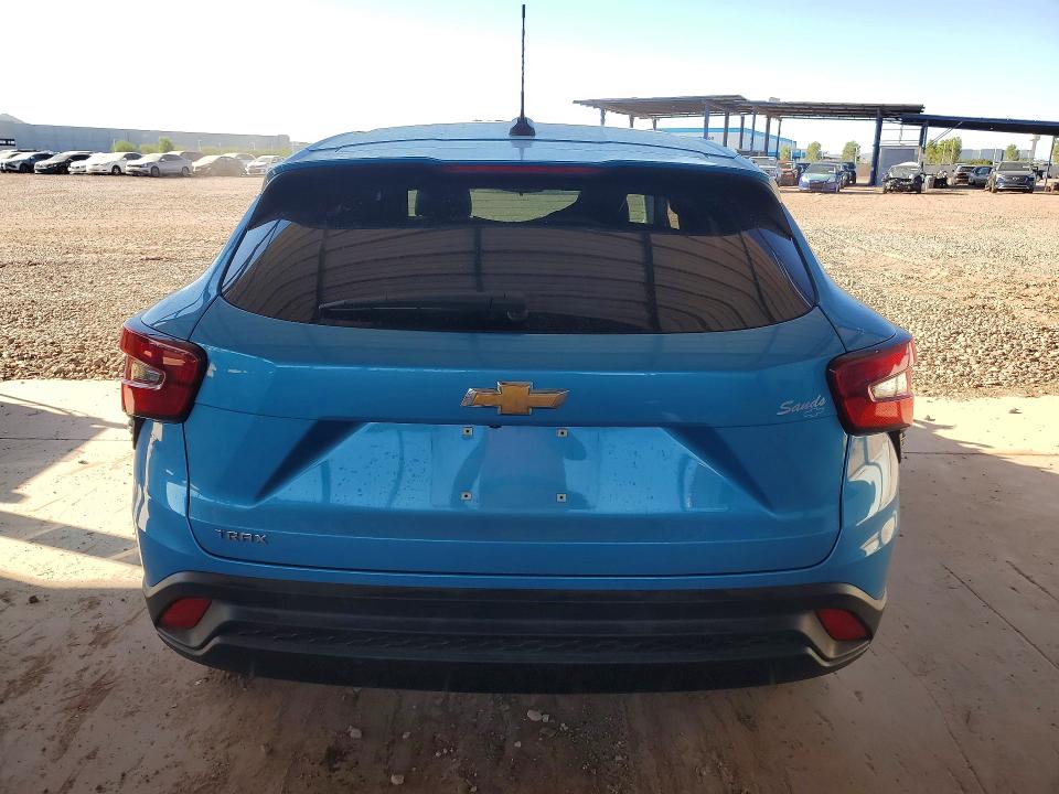 2025 Chevrolet VIN KL77LFEP0SC275963 COPART salvage auction — FRONT END, Az - Cert Of Title - Salvage, sold $4,900 on 2026-07-30 (photo 6)