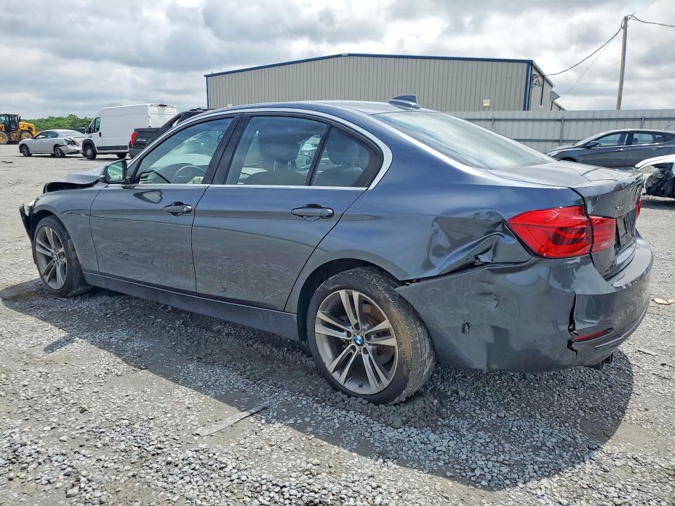 2018 BMW 3er VIN WBA8D9G53JNU66648 COPART salvage auction — FRONT END, Nc - Salvage Certificate Of Title, sold $175 on 2026-07-29 (photo 2)