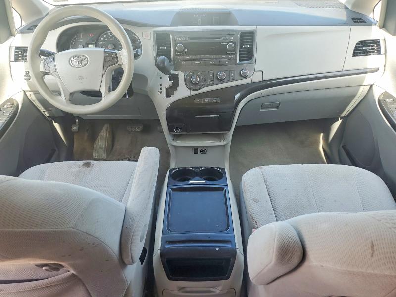 2011 Toyota Sienna VIN 5TDKK3DCXBS025139 COPART salvage auction — FRONT END, Ga - Cert Of Title-Salvage, sold $1,250 on 2026-07-06 (photo 8)