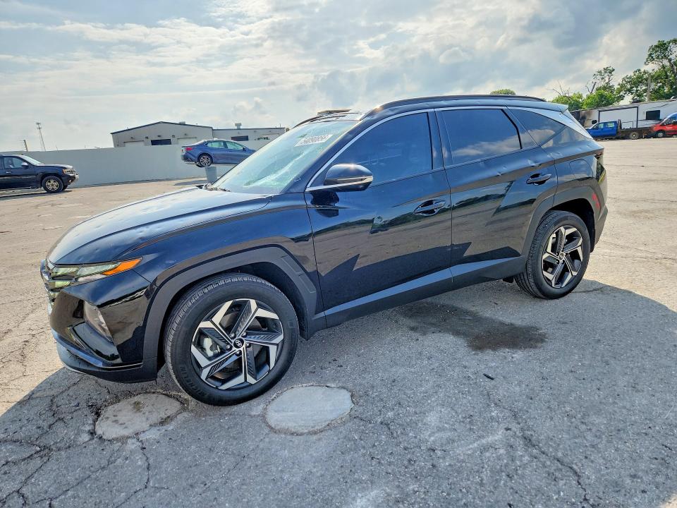 2024 Hyundai Tucson VIN KM8JECD10RU187106 COPART salvage auction — HAIL, Mo - Salvage Certificate Of Title, sold $12,600 on 2026-07-15 (photo 1)