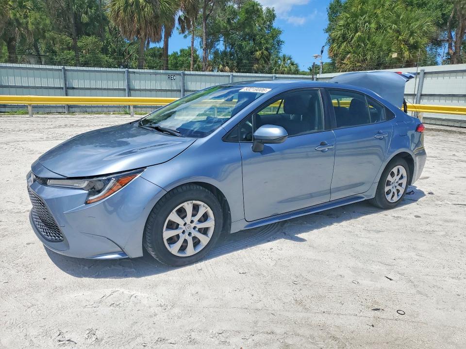 2020 Toyota VIN JTDEPRAE7LJ059108 COPART salvage auction — REAR END, Fl - Cert Of Title Slvg Rebuildable, sold $3,300 on 2026-07-08 (photo 1)