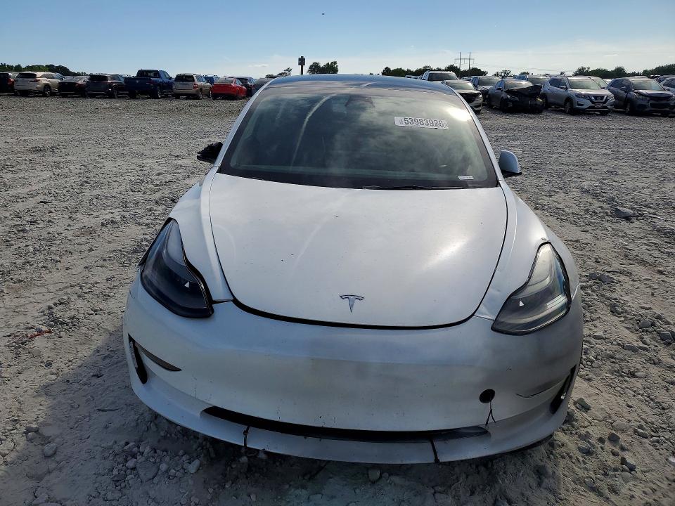2023 Tesla Model 3 VIN 5YJ3E1EA6PF430844 COPART salvage auction — SIDE, Ga - Cert Of Ttl-Slvg Manufctr Bybk, sold $6,400 on 2026-07-08 (photo 5)