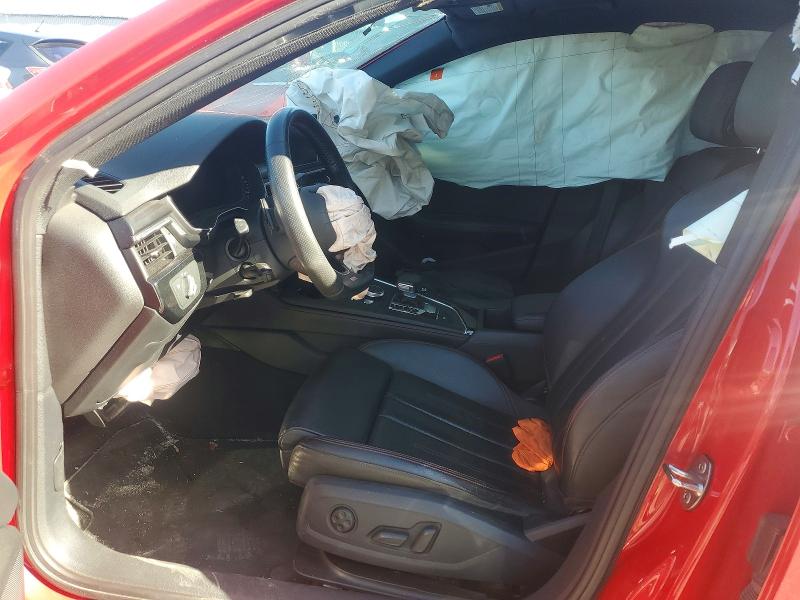 2019 Audi A4 VIN WAUENAF49KA013119 COPART salvage auction — FRONT END, On - Permit Salvage, sold $700 on 2026-07-14 (photo 7)