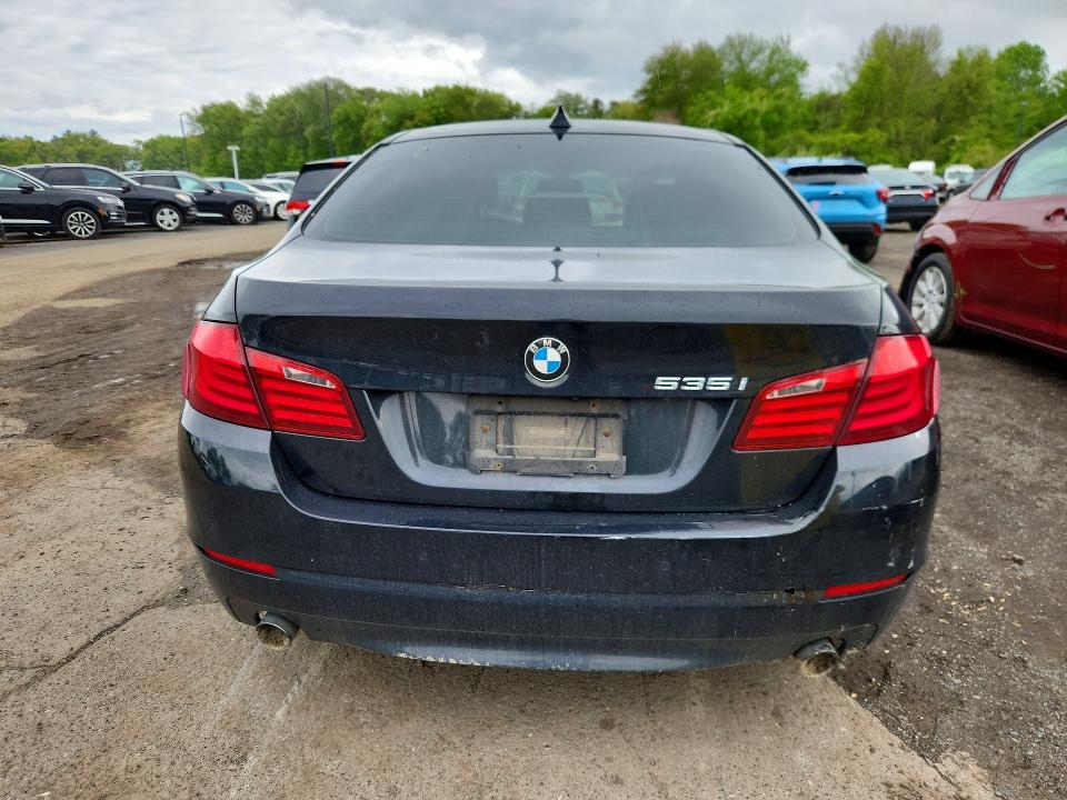 2012 BMW 5er VIN WBAFU7C58CDU63285 COPART salvage auction — MECHANICAL, Ma - Cert Of Title-Salvage, sold $925 on 2026-07-09 (photo 6)