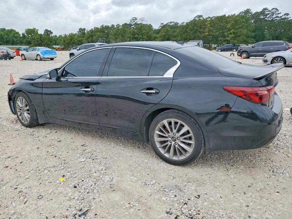 2021 Infiniti Q50 VIN JN1EV7BR7MM750556 COPART salvage auction — FRONT END, TX - CERT OF TITLE-REBUILT SALVAGE, sold $2,550 on 2026-07-28 (photo 2)