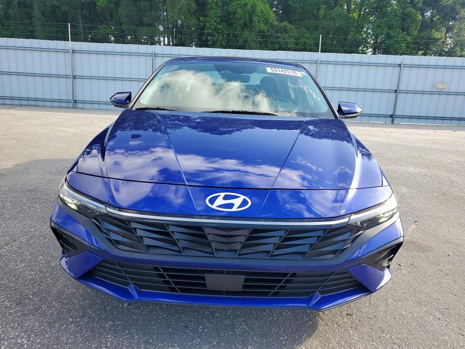 2024 Hyundai Elantra VIN KMHLS4DG1RU734525 COPART salvage auction — REAR END, NC - SALVAGE CERTIFICATE OF TITLE, sold $2,600 on 2026-07-28 (photo 5)