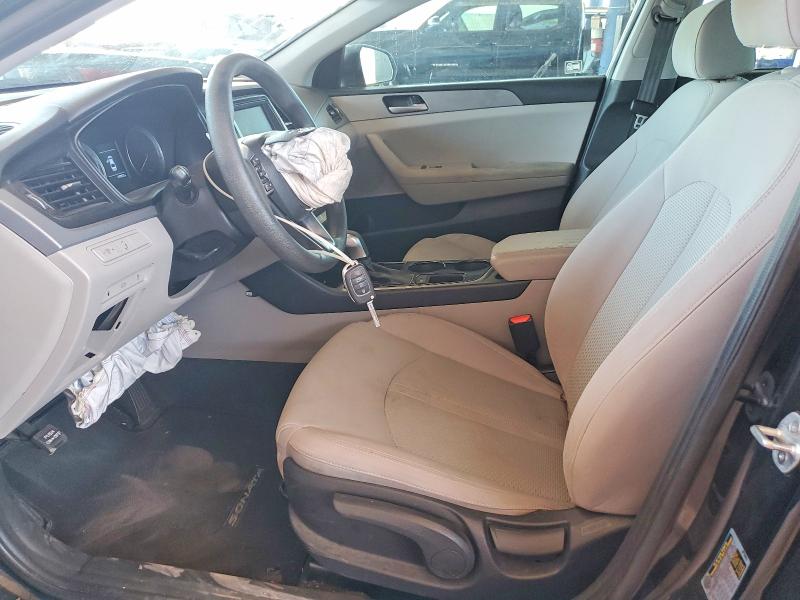 2019 Hyundai Sonata VIN 5NPE24AF2KH753271 COPART salvage auction — FRONT END, Az - Cert Of Title - Salvage, sold $1,300 on 2026-07-02 (photo 7)