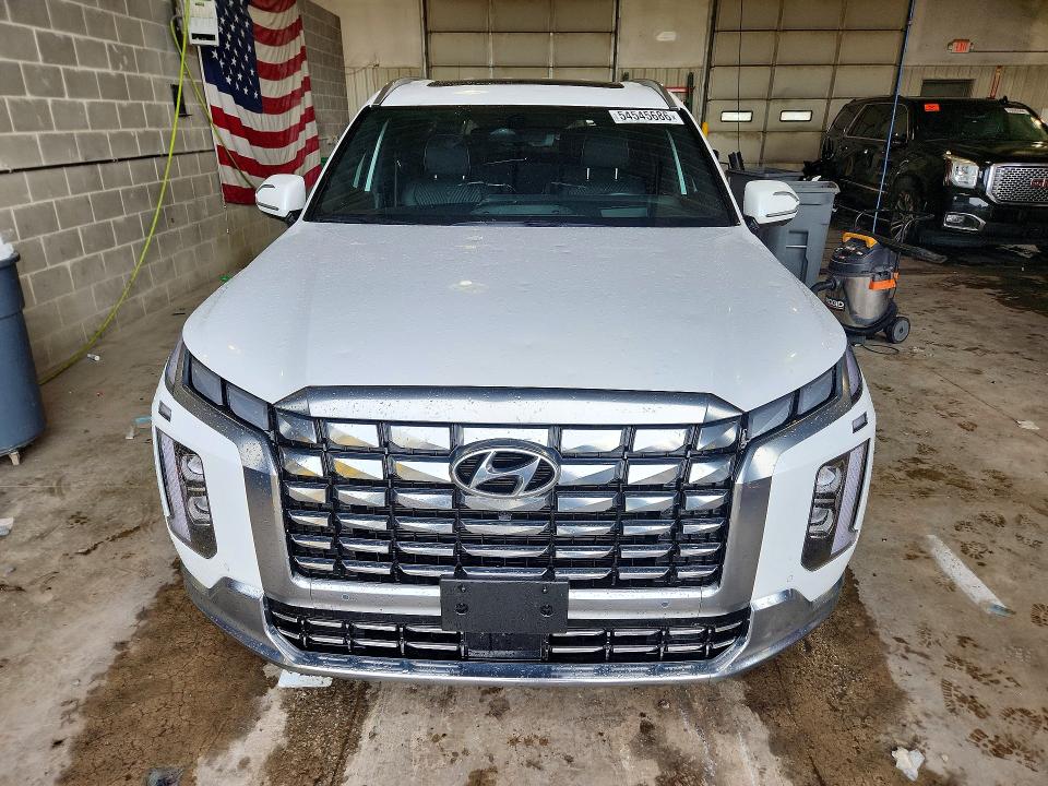2025 Hyundai Palisade VIN KM8R7DGE2SU880489 COPART salvage auction — HAIL, Id - Salvage Certificate Of Title, sold $90 on 2026-07-21 (photo 5)