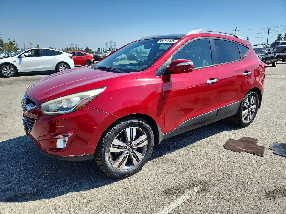 2014 Hyundai Tucson VIN KM8JU3AG6EU919146 COPART salvage auction — MINOR DENT/SCRATCHES, Ca - Salvage Certificate, sold $1,250 on 2026-07-16 (photo 1)
