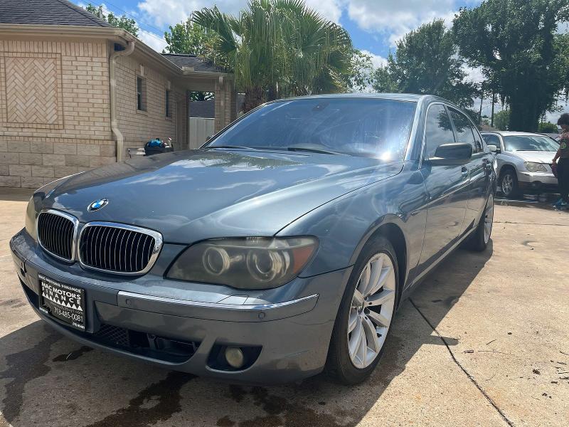 2008 BMW 7 series VIN WBAHN83548DT77748 COPART salvage auction — MECHANICAL, Tx - Cert Of Title-Reblt Slvg Flood (P), sold $325 on 2026-07-08 (photo 2)