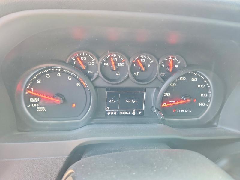 2024 Chevrolet Silverado VIN 1GCPABEKXRZ385240 COPART salvage auction — SIDE, Tx - Salvage Vehicle Title, sold $8,700 on 2026-07-24 (photo 9)