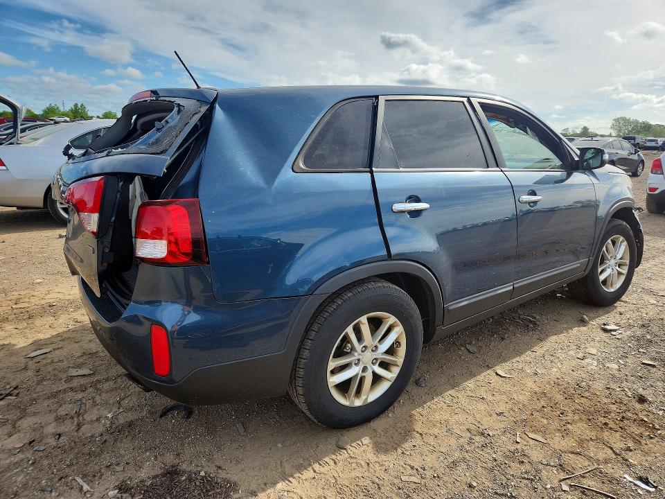 2014 Kia Sorento VIN 5XYKT3A69EG446220 COPART salvage auction — ALL OVER, IL - SALVAGE CERTIFICATE, sold $600 on 2026-07-02 (photo 3)