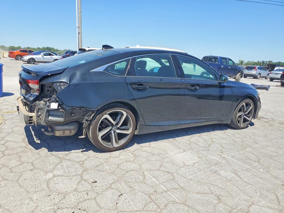 2019 Honda Accord VIN 1HGCV2E30KA007705 COPART salvage auction — REAR END, Tn - Salvage Certificate, sold $9,000 on 2026-07-27 (photo 3)