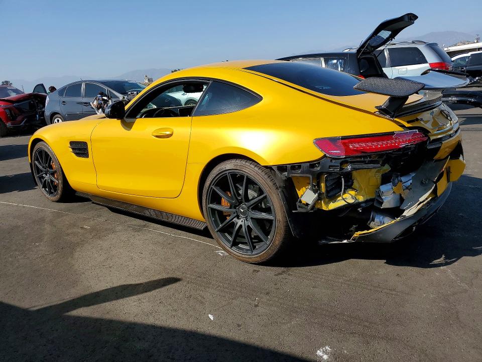 2016 Mercedes-benz AMG GT VIN WDDYJ7JAXGA008097 COPART salvage auction — REAR END, Salvage Title, sold $15,200 on 2026-08-17 (photo 2)