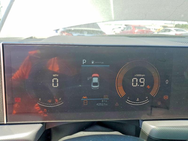 2025 Hyundai Sonata VIN KMHL64JAXSA439791 COPART salvage auction — WATER/FLOOD, AL - CERT OF TITLE-SALVAGE TITLE, sold $7,600 on 2026-07-30 (photo 9)