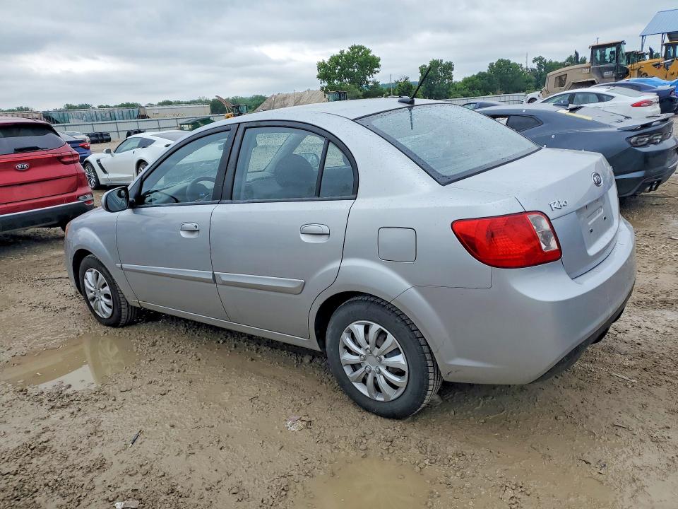 2010 Kia Rio VIN KNADH4A33A6680109 COPART salvage auction — HAIL, OH - CERT OF TITLE-SALVAGE, sold $475 on 2026-07-02 (photo 2)