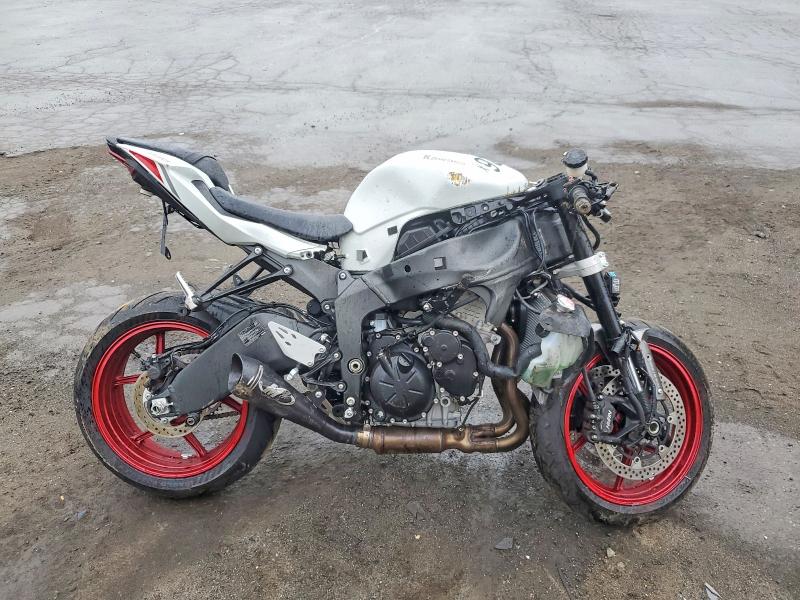 2025 Kawasaki Zx636 VIN JKBZXJJ11SA030191 COPART salvage auction — FRONT END, NY - MV-907A SALVAGE CERTIFICATE, sold $1,300 on 2026-07-23 (photo 1)