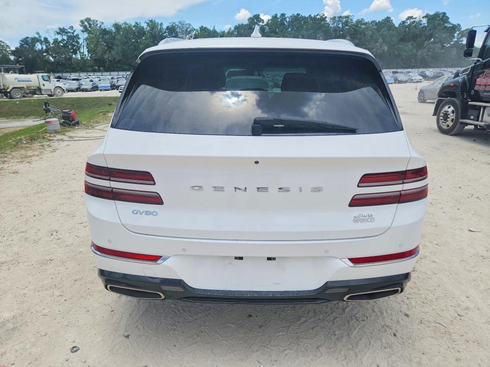 2023 Genesis VIN KMUHBDSB9PU121774 COPART salvage auction — SIDE, Salvage Title, sold $7,000 on 2026-07-21 (photo 6)