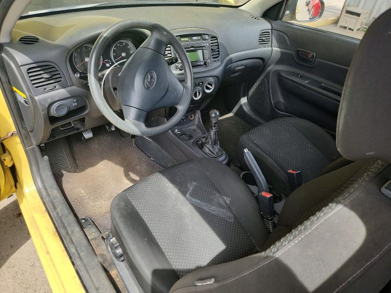 2010 Hyundai Accent VIN KMHCM3ACXAU162574 COPART salvage auction — REAR END, In - Cert Of Title-Salvage Title, sold $350 on 2026-07-27 (photo 8)