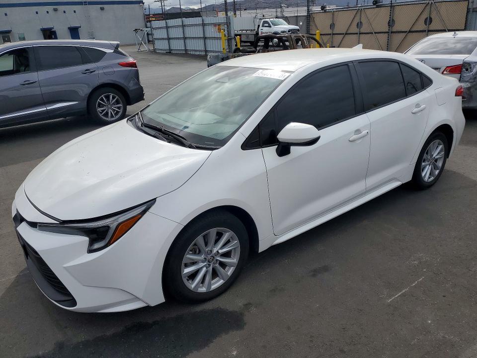 2023 Toyota Corolla VIN JTDBCMFE9P3006186 COPART salvage auction — SIDE, Ca - Salvage Certificate, sold $6,200 on 2026-07-20 (photo 1)