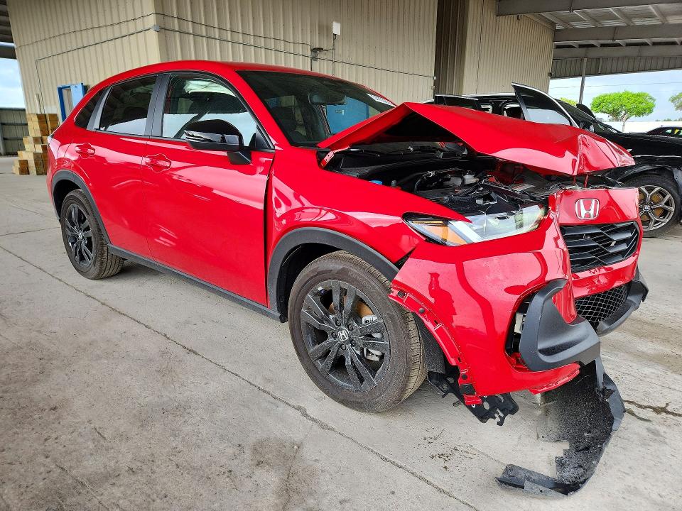 2026 Honda Hr-v VIN 3CZRZ1H54TM725986 COPART salvage auction — FRONT END, Fl - Cert Of Title Slvg Rebuildable, sold $8,400 on 2026-07-29 (photo 4)