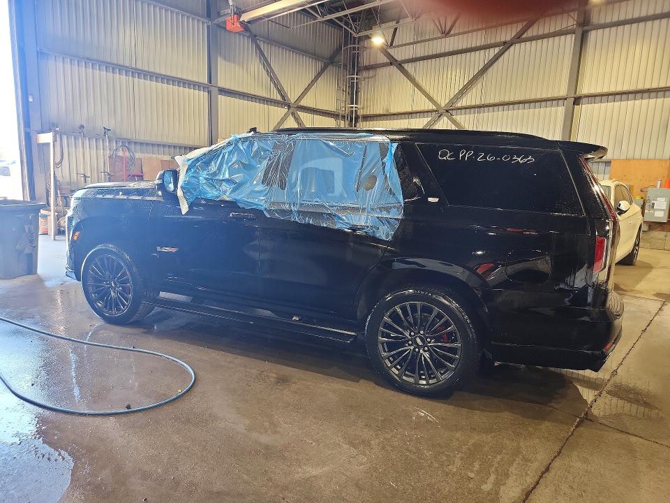 2023 Cadillac Escalade VIN 1GYS4HK99PR499873 COPART salvage auction — VANDALISM, On - Permit No Brand - Unfit, sold $126,000 on 2026-07-03 (photo 2)