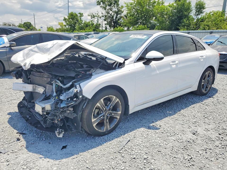 2021 Kia K5 VIN 5XXG34J26MG075352 COPART salvage auction — FRONT END, Fl - Certificate Of Destruction, sold $3,700 on 2026-07-06 (photo 1)