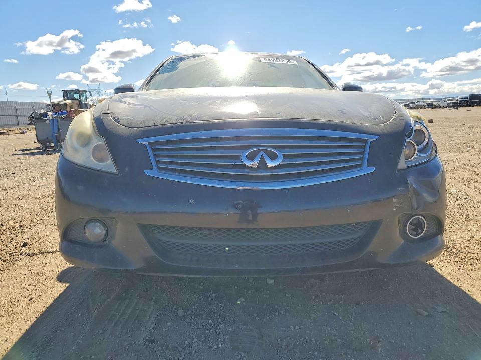 2013 Infiniti VIN JN1CV6AP9DM305799 COPART salvage auction — FRONT END, Ca - Salvage Certificate, sold $900 on 2026-07-06 (photo 5)