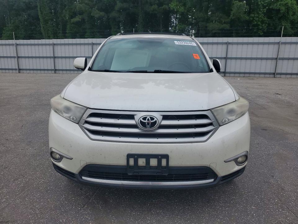 2012 Toyota Highlander VIN 5TDDK3EH8CS103244 COPART salvage auction — MECHANICAL, Nc - Dealer Only Clean Title, sold $6,800 on 2026-07-28 (photo 5)
