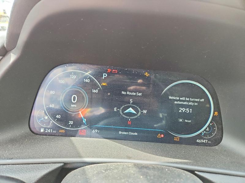 2023 Hyundai Sonata VIN KMHL34J21PA251041 COPART salvage auction — FRONT END, NY - MV-907A SALVAGE CERTIFICATE, sold $7,500 on 2026-07-15 (photo 9)