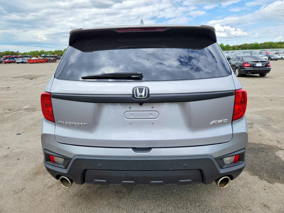 2023 Honda Passport VIN 5FNYF8H54PB036642 COPART salvage auction — FRONT END, Ny - Mv-907A Salvage Certificate, sold $9,700 on 2026-07-08 (photo 6)