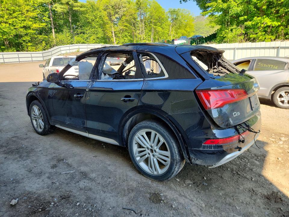 2018 Audi Q5 VIN WA1BNAFY8J2051193 COPART salvage auction — BURN, Vt - Cert Of Title-Parts Only Salva, sold $200 on 2026-07-27 (photo 2)