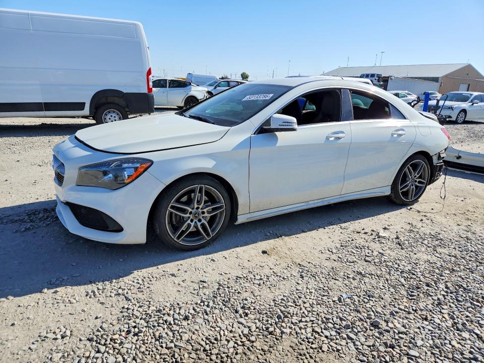 2018 Mercedes-benz Cla-klasse VIN WDDSJ4EB3JN604062 COPART salvage auction — REAR END, Co - Public - Salvage Title, sold $2,150 on 2026-07-23 (photo 1)