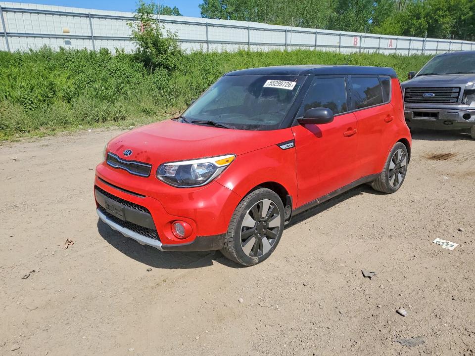 2019 Kia Soul VIN KNDJP3A55K7646284 COPART salvage auction — SIDE, Mi - Certificate Of Title, sold $2,650 on 2026-07-15 (photo 1)