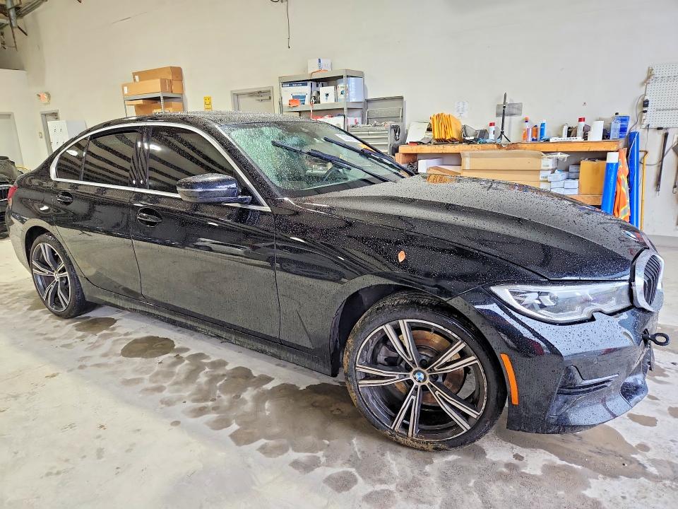 2021 BMW 3er VIN 3MW5R1J05M8C09663 COPART salvage auction — FRONT END, Fl - Certificate Of Destruction, sold $7,000 on 2026-07-10 (photo 4)
