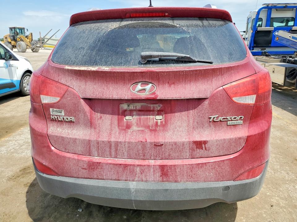2010 Hyundai Tucson VIN KM8JU3AC2AU101064 COPART salvage auction — SIDE, KS - CERT OF TITLE-SALVAGE, sold $500 on 2026-07-22 (photo 6)