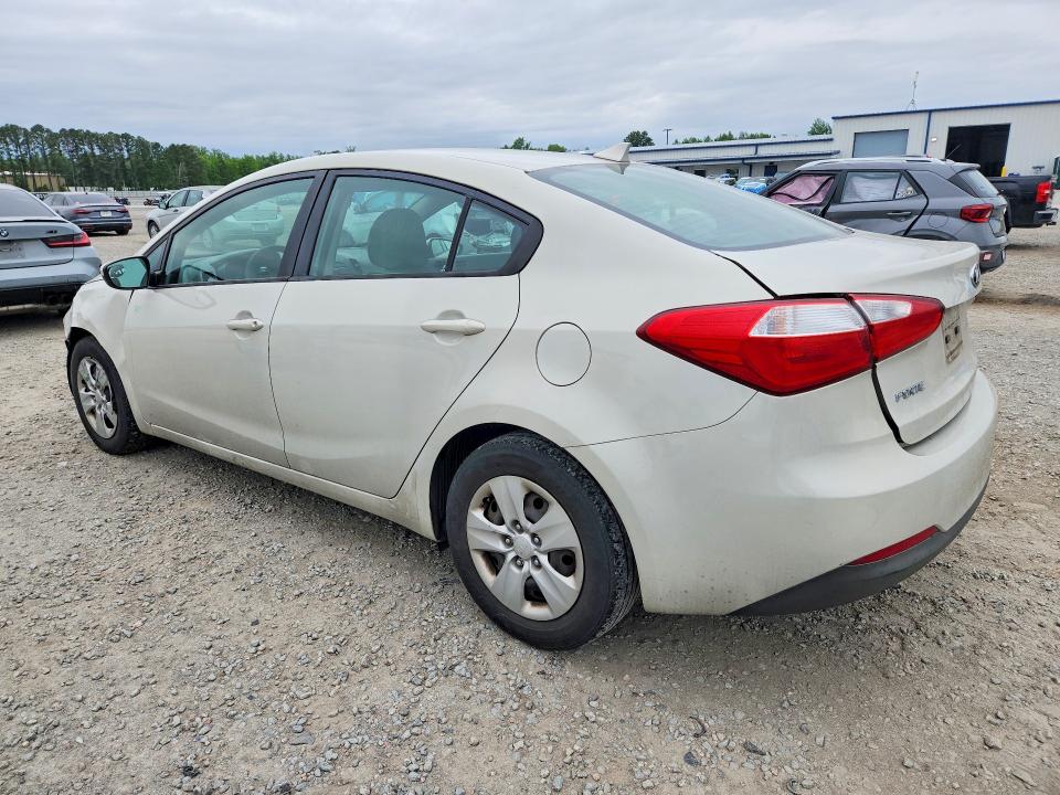 2015 Kia Forte VIN KNAFK4A6XF5311099 COPART salvage auction — FRONT END, Nc - Salvage Certificate Of Title, sold $1,200 on 2026-07-20 (photo 2)