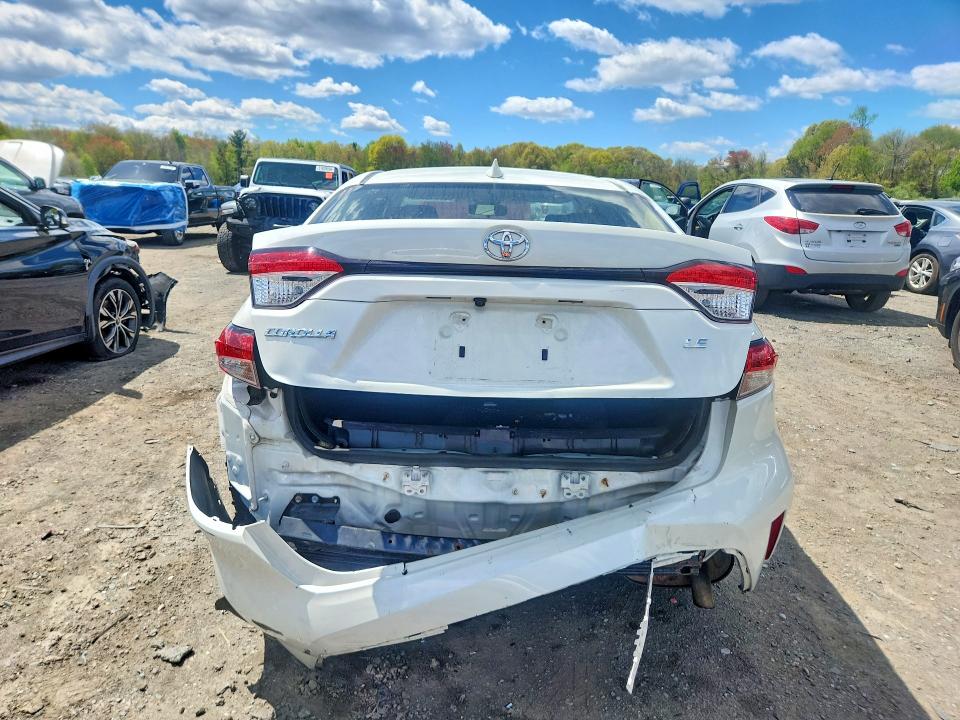 2020 Toyota Corolla VIN JTDEPRAE6LJ068379 COPART salvage auction — REAR END, Ma - Cert Of Title-Salvage, sold $3,550 on 2026-07-11 (photo 6)